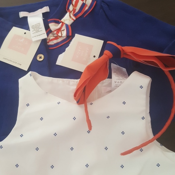 Janie and Jack Other - Janie and jack NWT Horse dress cardigan headband